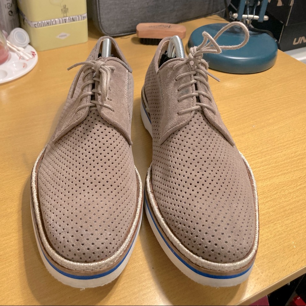 Bugatchi suede shoes size 9US good condition made in Italy